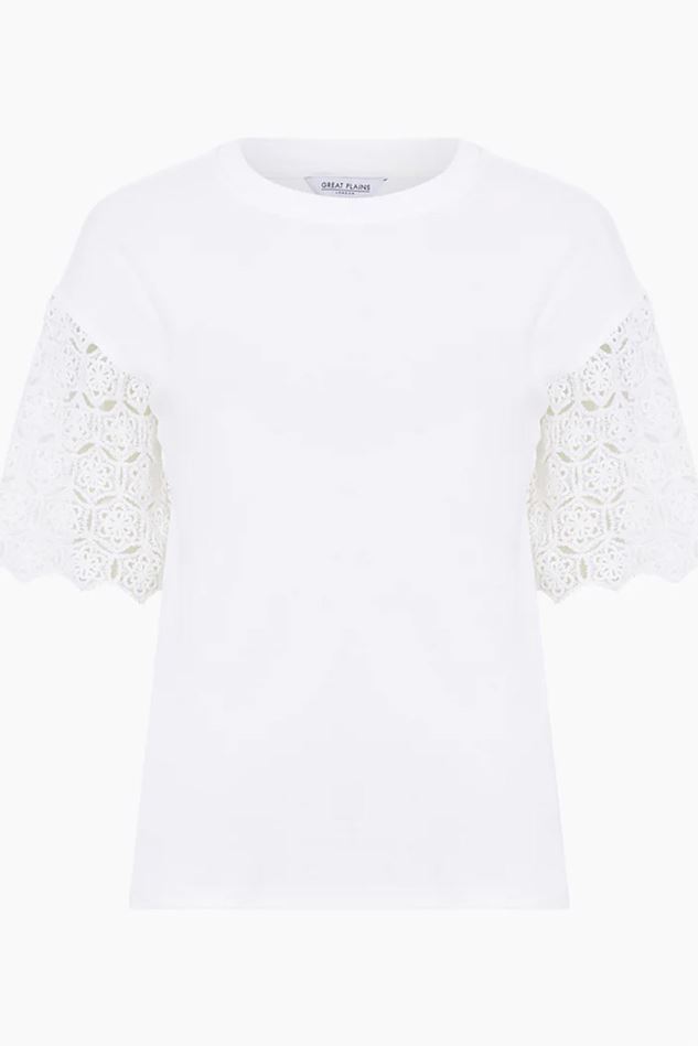 Picture of Great Plains Crochet Short Sleeve Tee - JUST ADDED