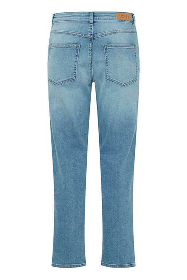 Picture of Ichi Twiggy Raven Jeans - Cropped Length