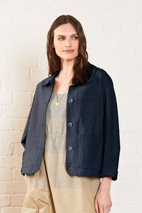 Picture of Nomads Navy Cotton Jacket - JUST ADDED!