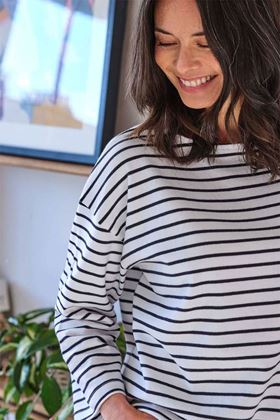 Picture of Thought  Essential Fairtrade Organic Cotton Breton Top