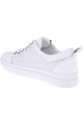 Picture of Adessso Nancy Leather Trainer - White