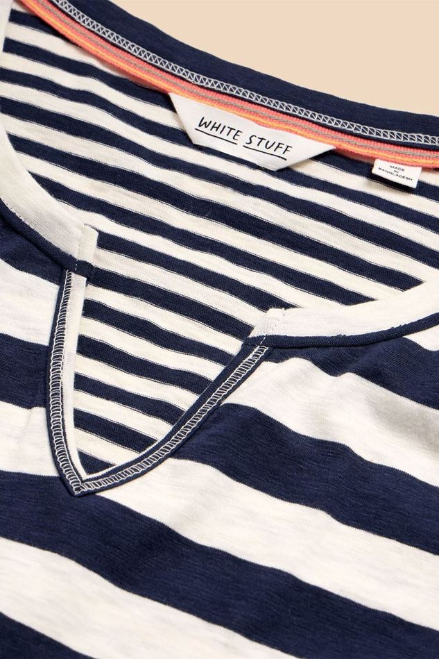 Picture of White Stuff Laila Vest - Navy Stripe FURTHER REDUCTION!