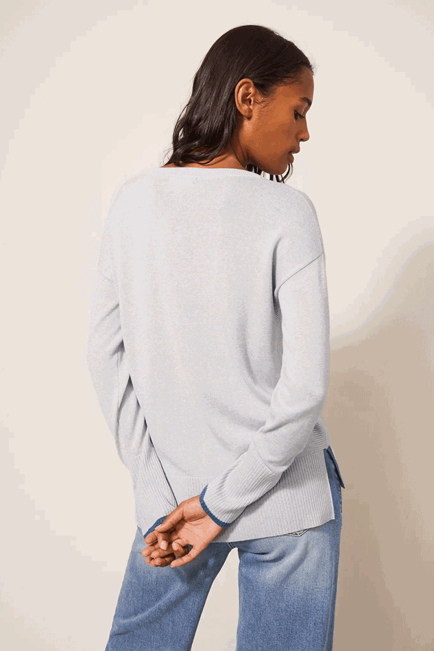 Picture of White Stuff Olive Jumper - Light Grey